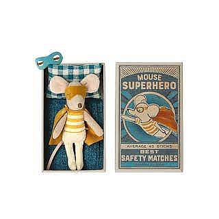 Super Hero Little Brother Mouse In Matchbox 