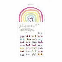 Rainbow Love Sticker Earrings