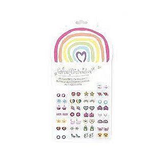 Rainbow Love Sticker Earrings