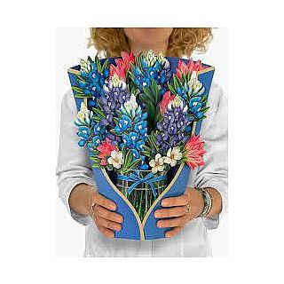 Blue Bonnets Popup Card 