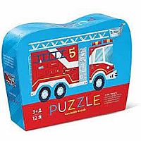 Fire Truck Mini Puzzle 12 Piece