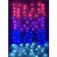 Summer Skies Ombre Rain Curtain Lights 