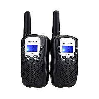 Black Walkie Talkie With Flash Light 