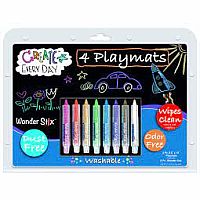 Playmat Kit - 4 Mats & 8 Wonder Stixs