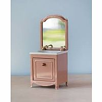 Sink Dresser With Mirror DK Powder Miniature 