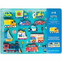 Things That Go 16 Piece Wood Puzzle 