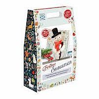 Festive Snowman Needle Felting Kit 