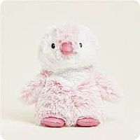 Pink Penguin Warmies Plush