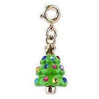 Gold Christmas Tree Charm 