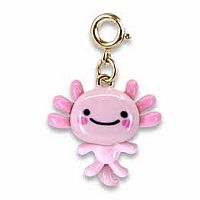 Gold Axolotl Charm