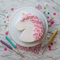 Unicorn Cake Large: Rainbow & Unicorns 