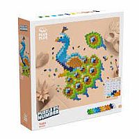 Peacock 800 Piece Puzzle By Numbers Plus Plus