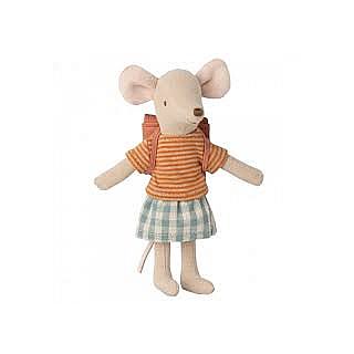 Rose Tricycle Big Sister Mouse With Bag 