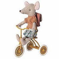 Rose Tricycle Big Sister Mouse With Bag 