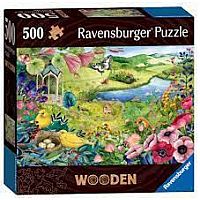 Nature Garden Wood 500 Piece Puzzle