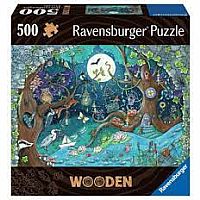 Fantasy Forest Wood 500 Piece Puzzle