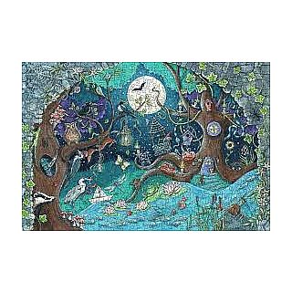 Fantasy Forest Wood 500 Piece Puzzle 