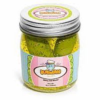 Shimmery Pickle Clear Slime