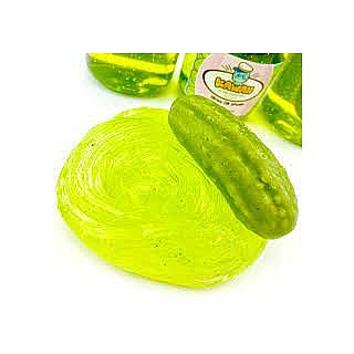 Shimmery Pickle Clear Slime