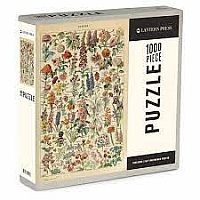 Flowers A Adolphe Millot 1000 Piece Puzzle