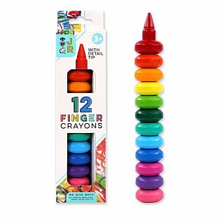 Junior 12 Finger Crayons 