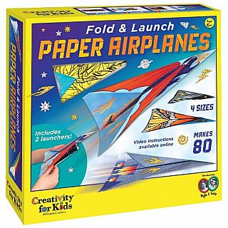 Fold & Launch Paper Airplane 