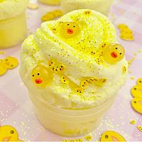 Fuzzy Duckling Cloud Slime 