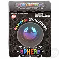 1.5 Inch Rainbow Gyroscope Sphere