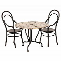 Dining table set with 2 chairs 