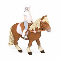 Shetland Pony With Saddle