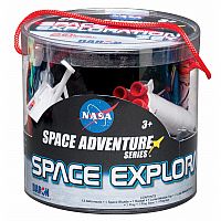 Space Exploration 20 Piece Playset W/Playmat