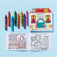 House Of Crayons WIth Coloring Book 