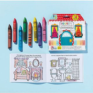 House Of Crayons WIth Coloring Book 