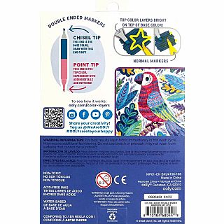 Color Layers Double-Ended Layering Markers (Set of 8 / 16 Colors)