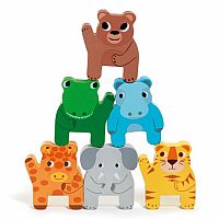Trainimo Farm Wooden Pull-Along Activity Toy