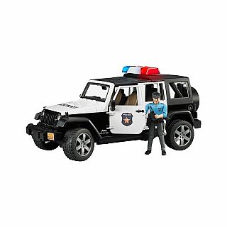 Jeep Rubicon Police Car with Man