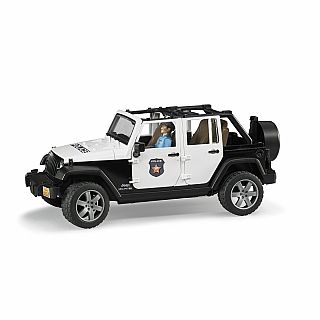 Jeep Rubicon Police Car with Man