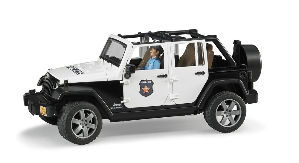 Bruder top jeep police