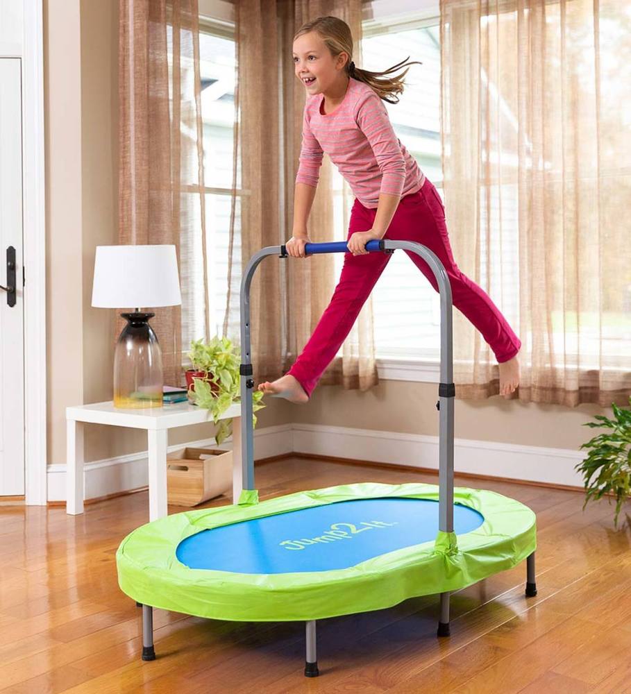 Jump2It Indoor Trampoline with Adjustable and Folding Handle Grandrabbit s Toys in Boulder Colorado