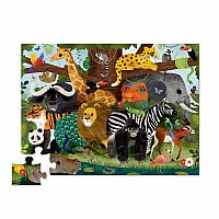 Jungle Friends Floor Puzzle