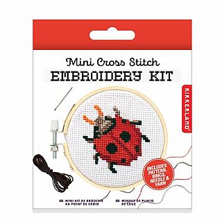 Ladybug Mini Cross Stitch Embroider Kit 