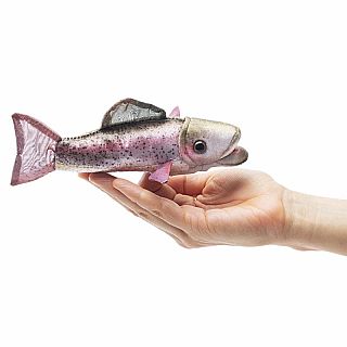 Mini Rainbow Trout Finger Puppet