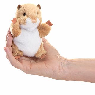 Mini Hamster Finger Puppet 