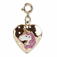 Gold Unicorn Locket