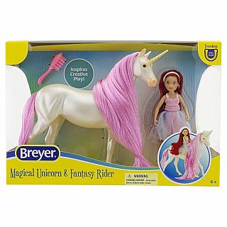 Magical Unicorn Sky and Fantasy Rider Meadow