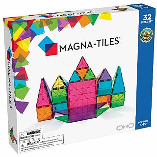 MAGNATILES 32 PC TRANSLUCENT