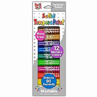 12 Metalix Colors Tempera Paint Sticks