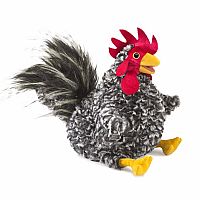 Rooster Barred Rock Puppet