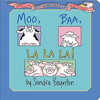 Moo, Baa, La La La board book