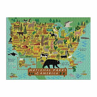National Parks Of America 1000 Piece Puzzle 